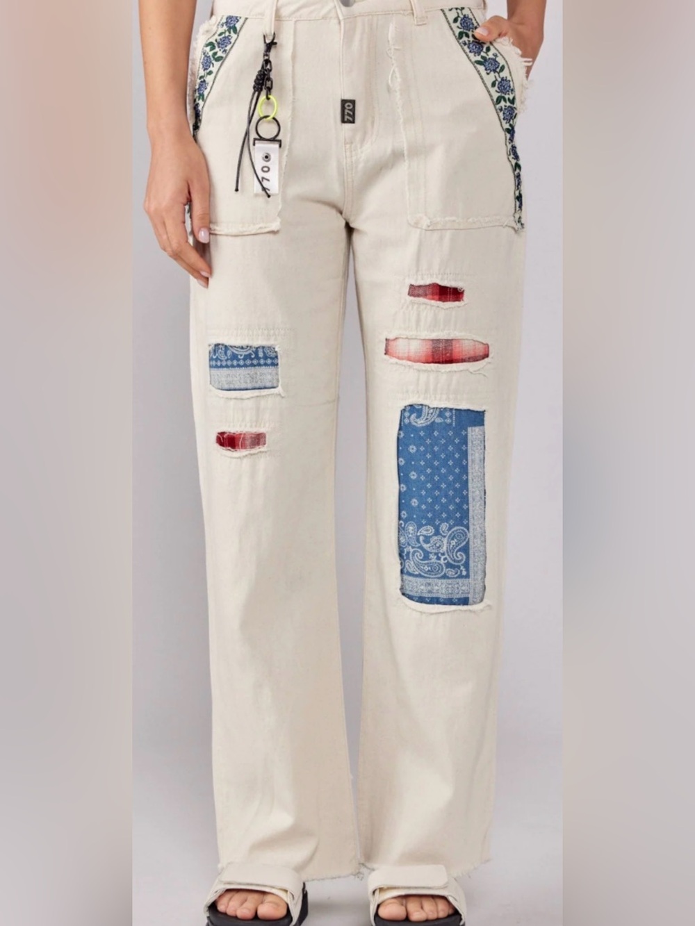 72☺️Pol patchwork pant